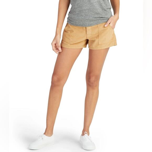Birdwell Women's Classic Corduroy Shorts Mid Rise Red Size 12 Outdoor Gorpcore - Picture 2 of 15
